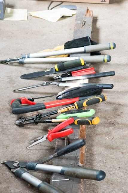 selection of tools